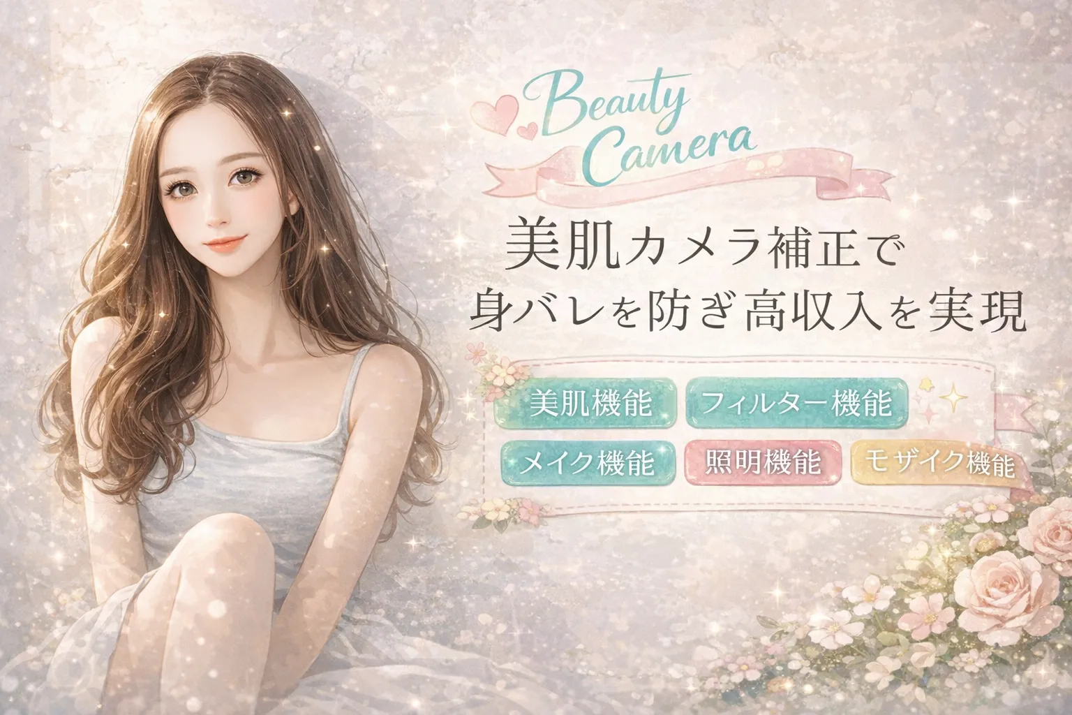 美肌カメラ補正
